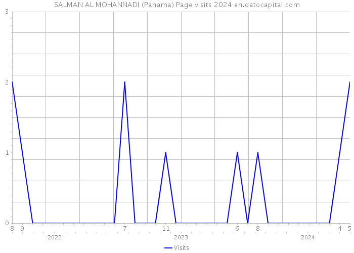 SALMAN AL MOHANNADI (Panama) Page visits 2024 