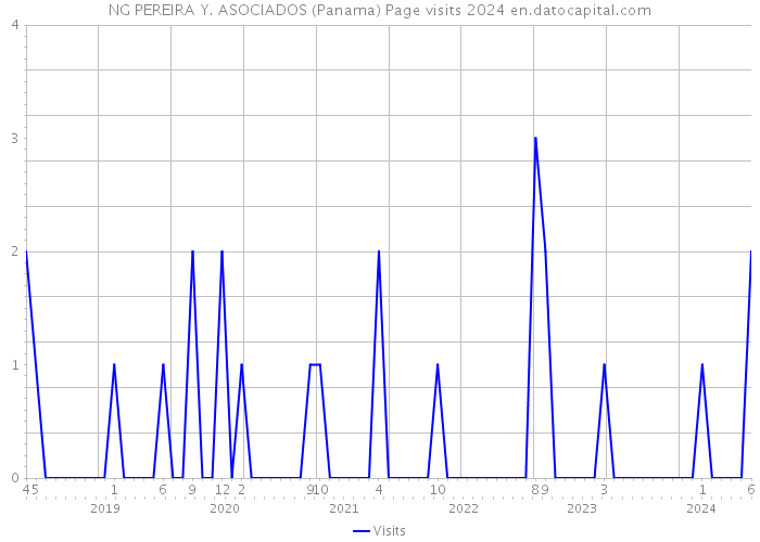 NG PEREIRA Y. ASOCIADOS (Panama) Page visits 2024 