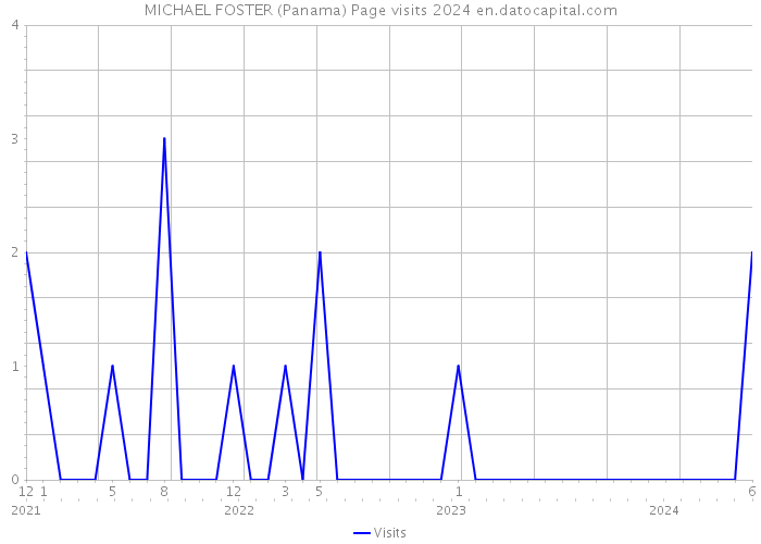 MICHAEL FOSTER (Panama) Page visits 2024 