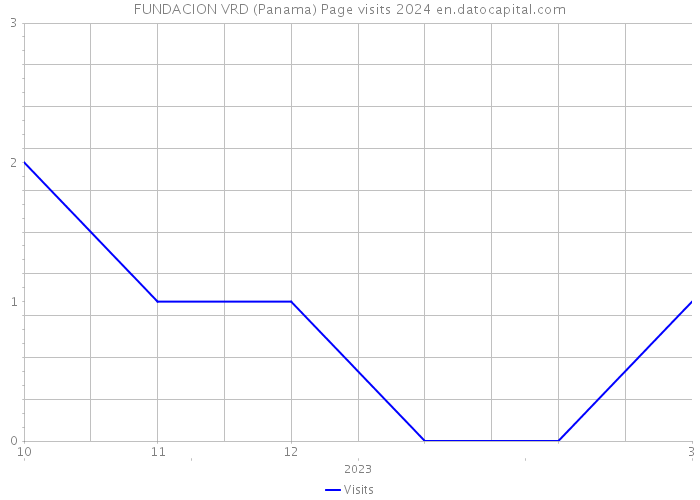 FUNDACION VRD (Panama) Page visits 2024 