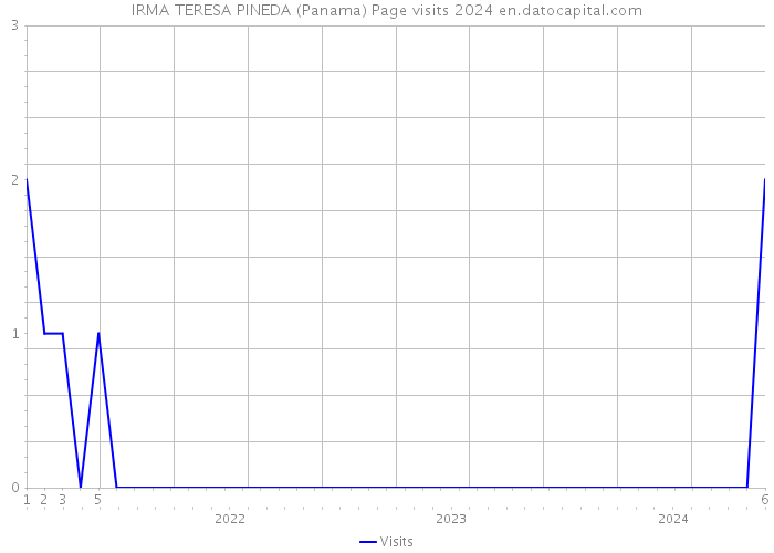 IRMA TERESA PINEDA (Panama) Page visits 2024 