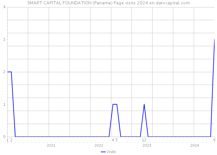 SMART CAPITAL FOUNDATION (Panama) Page visits 2024 