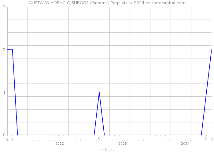 GUSTAVO HORACIO BURGOS (Panama) Page visits 2024 