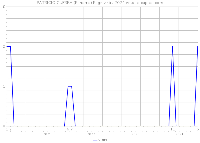 PATRICIO GUERRA (Panama) Page visits 2024 
