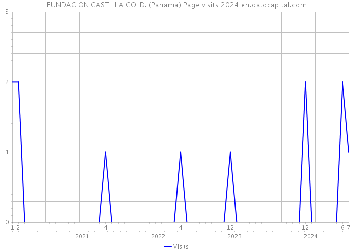FUNDACION CASTILLA GOLD. (Panama) Page visits 2024 