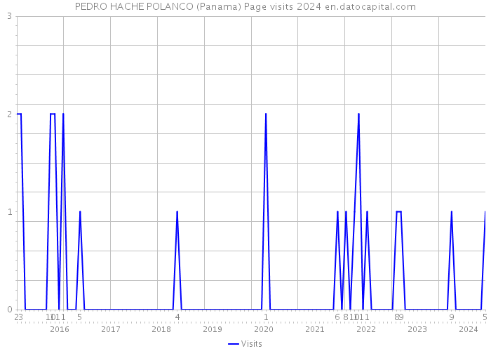 PEDRO HACHE POLANCO (Panama) Page visits 2024 