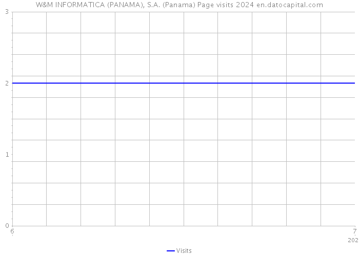 W&M INFORMATICA (PANAMA), S.A. (Panama) Page visits 2024 