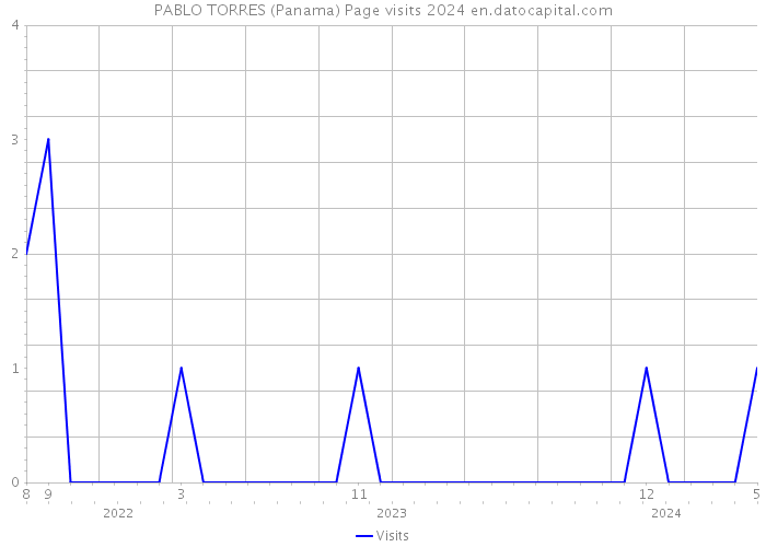 PABLO TORRES (Panama) Page visits 2024 