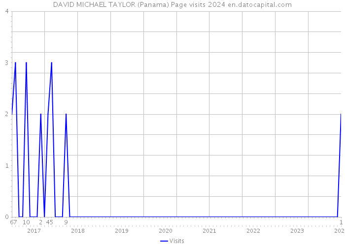 DAVID MICHAEL TAYLOR (Panama) Page visits 2024 