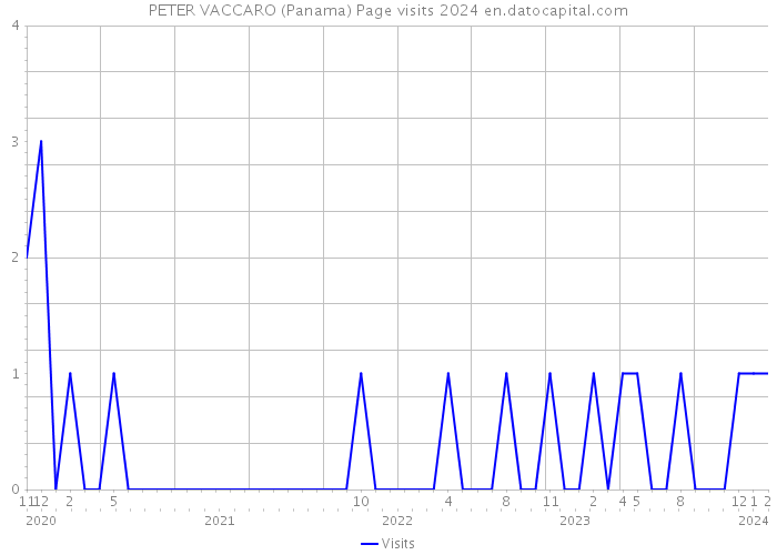 PETER VACCARO (Panama) Page visits 2024 
