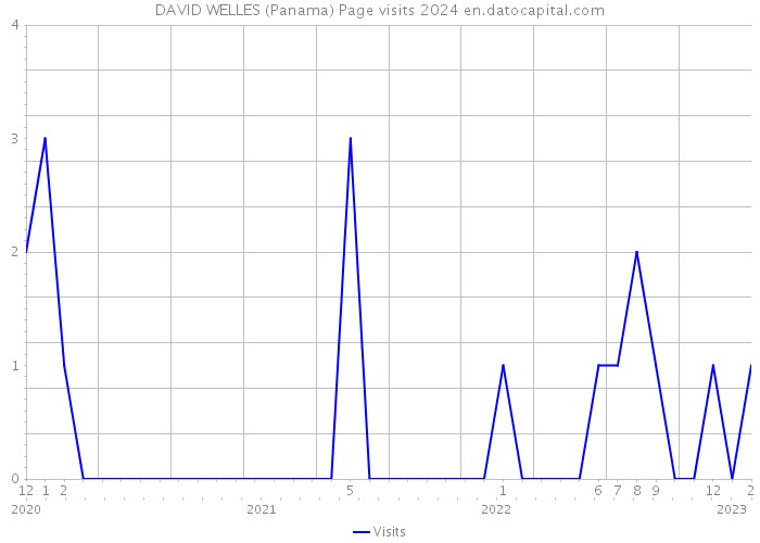 DAVID WELLES (Panama) Page visits 2024 