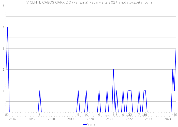 VICENTE CABOS GARRIDO (Panama) Page visits 2024 