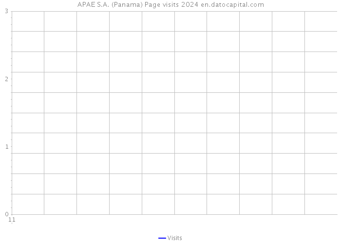 APAE S.A. (Panama) Page visits 2024 