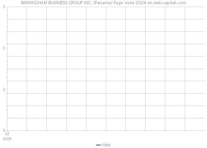 BIRMINGHAM BUSINESS GROUP INC. (Panama) Page visits 2024 