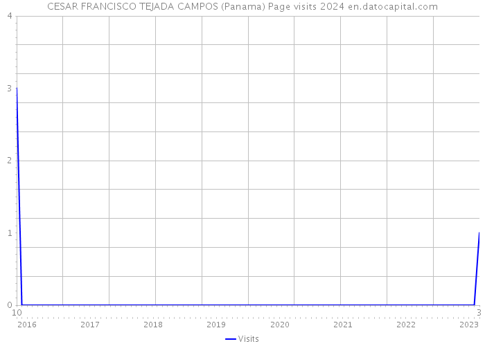 CESAR FRANCISCO TEJADA CAMPOS (Panama) Page visits 2024 