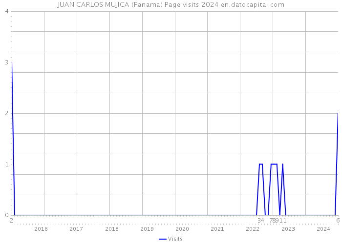 JUAN CARLOS MUJICA (Panama) Page visits 2024 