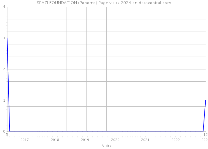 SPAZI FOUNDATION (Panama) Page visits 2024 