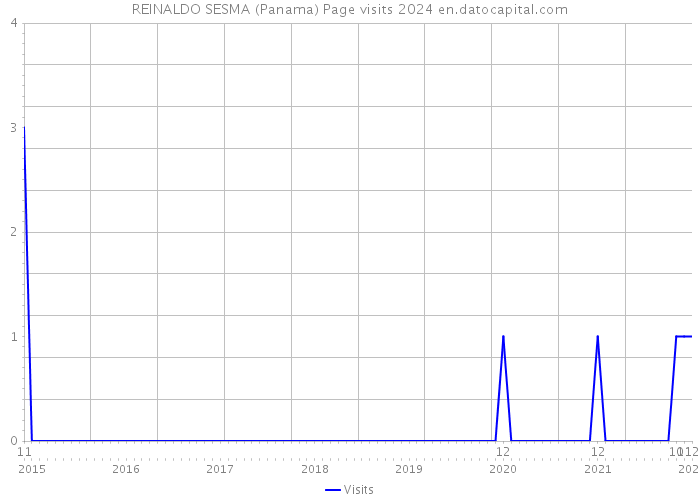 REINALDO SESMA (Panama) Page visits 2024 