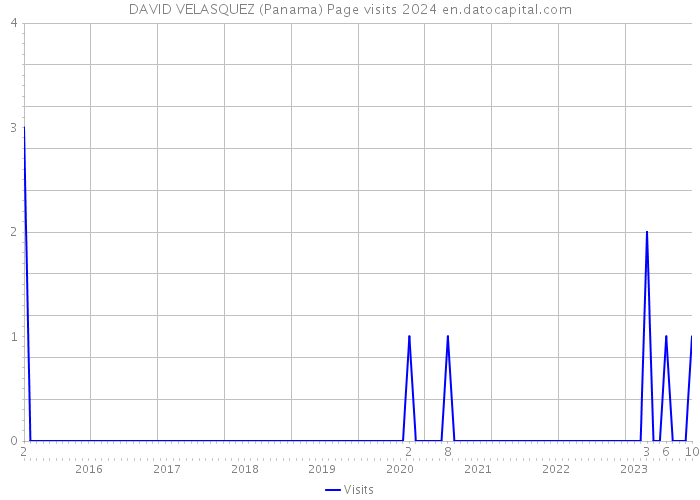 DAVID VELASQUEZ (Panama) Page visits 2024 