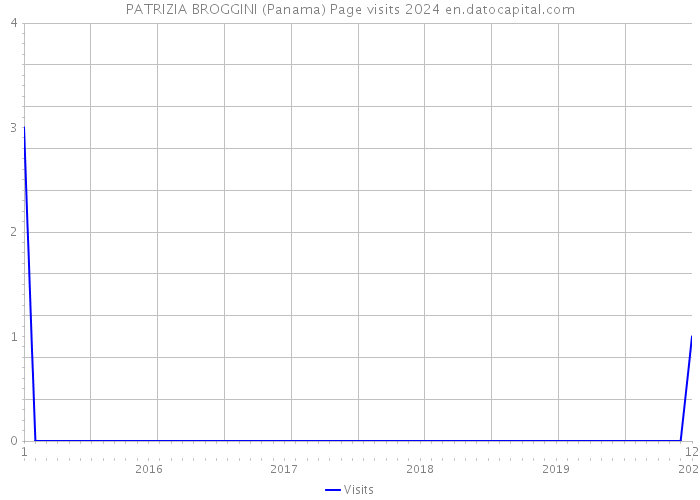 PATRIZIA BROGGINI (Panama) Page visits 2024 