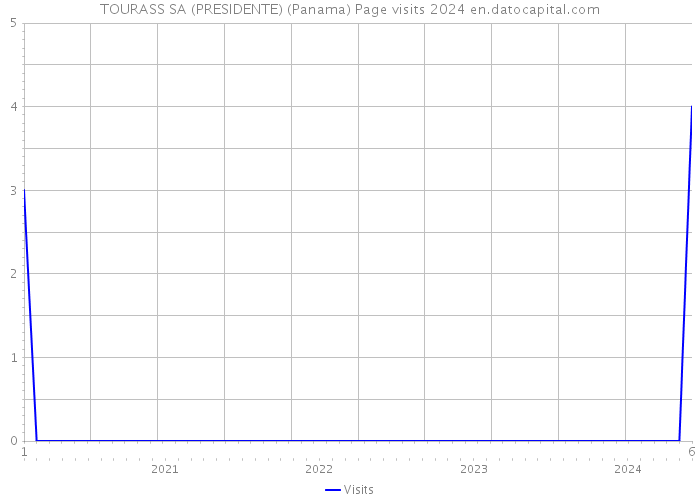 TOURASS SA (PRESIDENTE) (Panama) Page visits 2024 