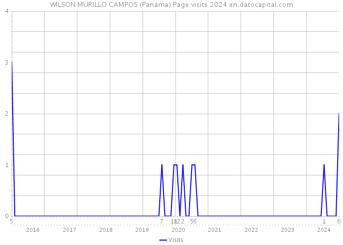 WILSON MURILLO CAMPOS (Panama) Page visits 2024 