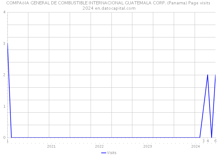 COMPAöIA GENERAL DE COMBUSTIBLE INTERNACIONAL GUATEMALA CORP. (Panama) Page visits 2024 