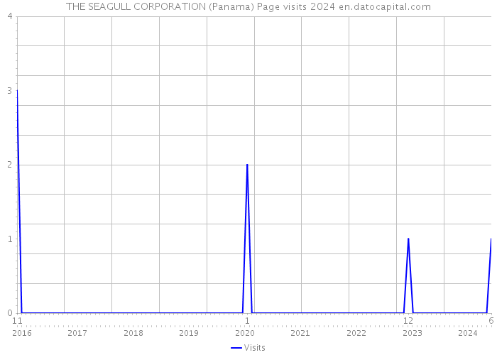 THE SEAGULL CORPORATION (Panama) Page visits 2024 