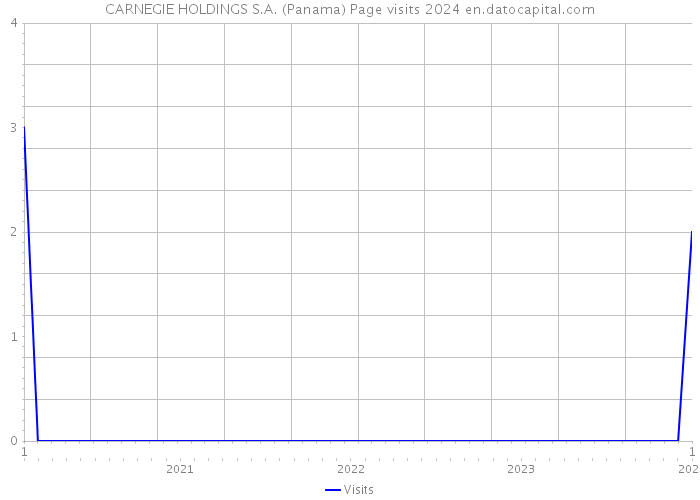 CARNEGIE HOLDINGS S.A. (Panama) Page visits 2024 