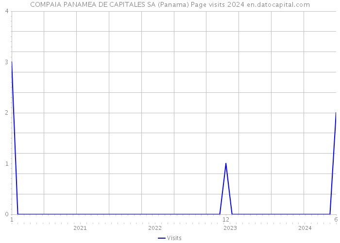 COMPAIA PANAMEA DE CAPITALES SA (Panama) Page visits 2024 