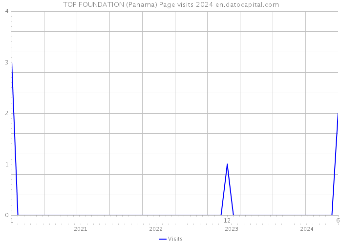 TOP FOUNDATION (Panama) Page visits 2024 