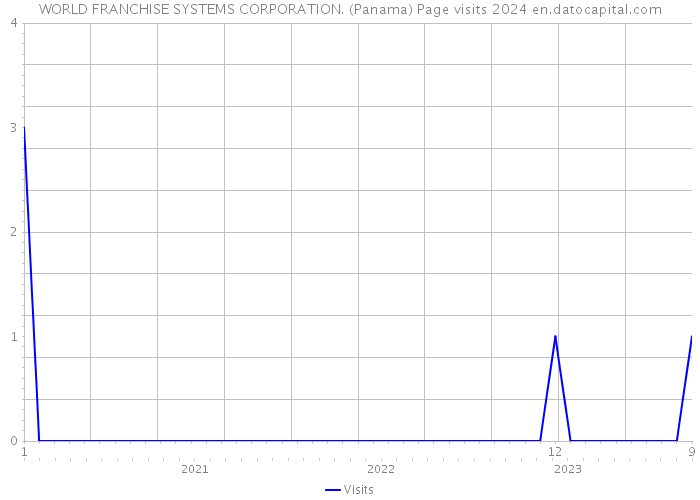 WORLD FRANCHISE SYSTEMS CORPORATION. (Panama) Page visits 2024 