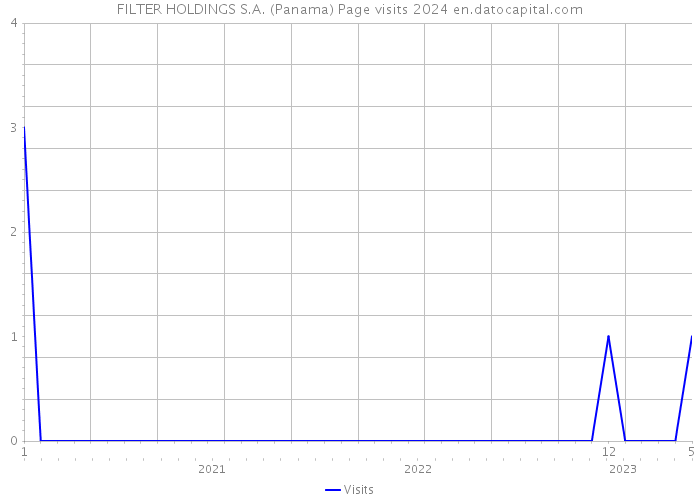 FILTER HOLDINGS S.A. (Panama) Page visits 2024 