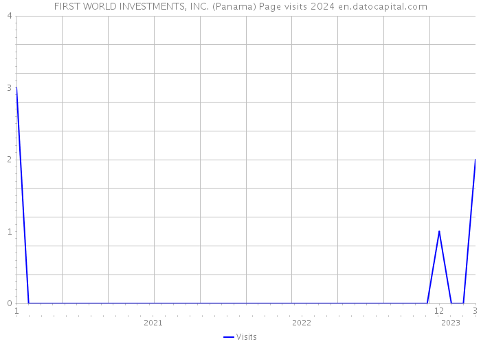 FIRST WORLD INVESTMENTS, INC. (Panama) Page visits 2024 