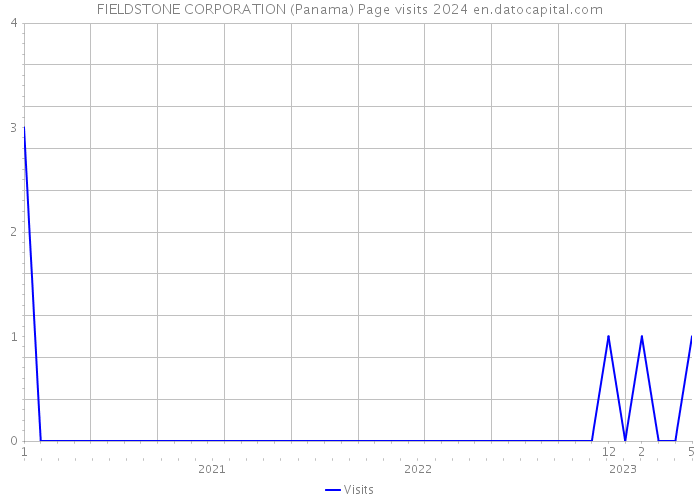 FIELDSTONE CORPORATION (Panama) Page visits 2024 