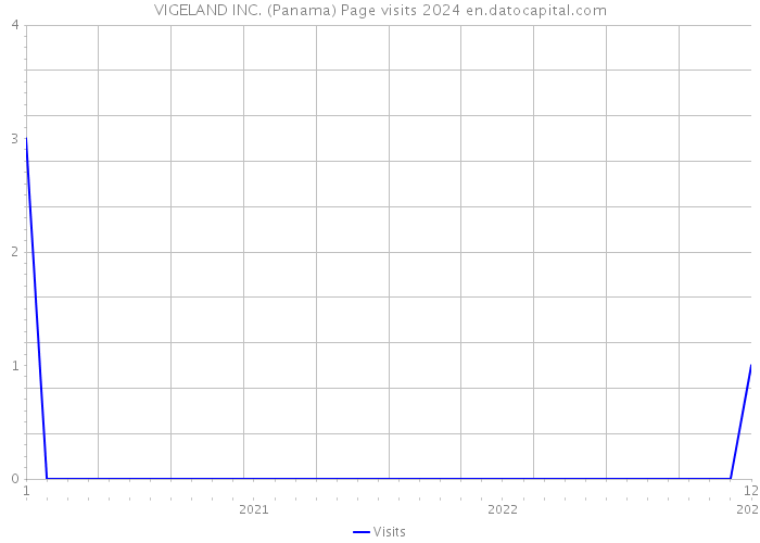 VIGELAND INC. (Panama) Page visits 2024 