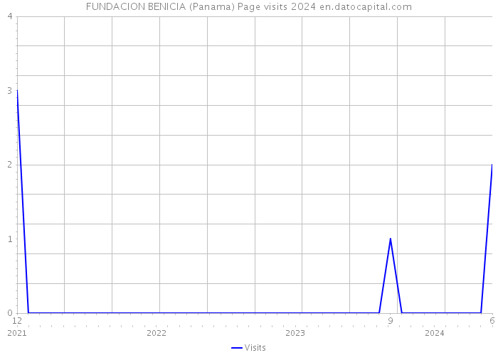 FUNDACION BENICIA (Panama) Page visits 2024 