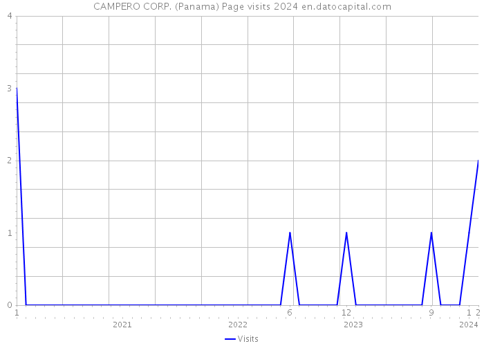 CAMPERO CORP. (Panama) Page visits 2024 