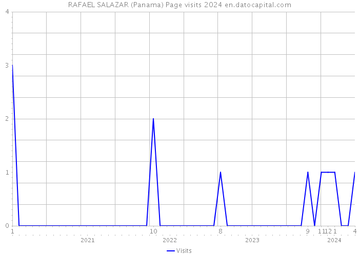 RAFAEL SALAZAR (Panama) Page visits 2024 