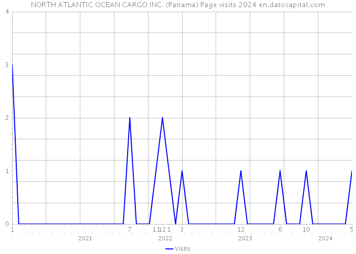 NORTH ATLANTIC OCEAN CARGO INC. (Panama) Page visits 2024 