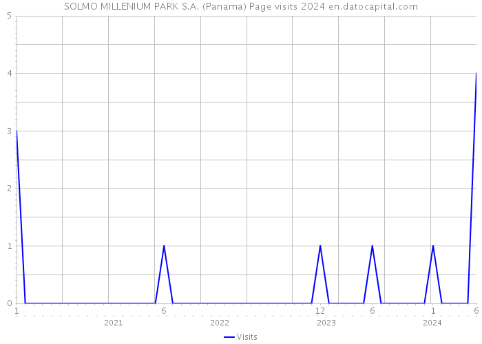 SOLMO MILLENIUM PARK S.A. (Panama) Page visits 2024 