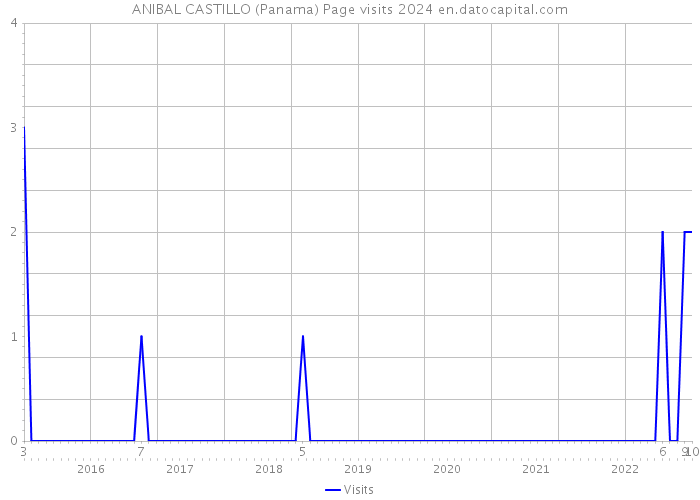 ANIBAL CASTILLO (Panama) Page visits 2024 