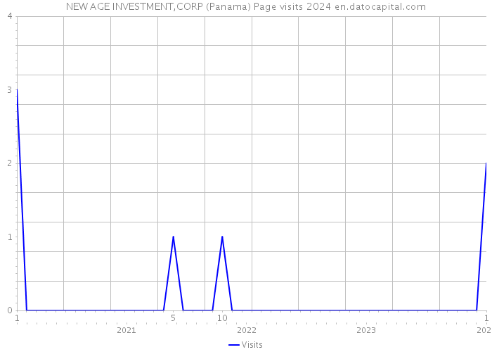 NEW AGE INVESTMENT,CORP (Panama) Page visits 2024 