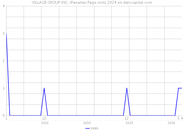 VILLAGE GROUP INC. (Panama) Page visits 2024 