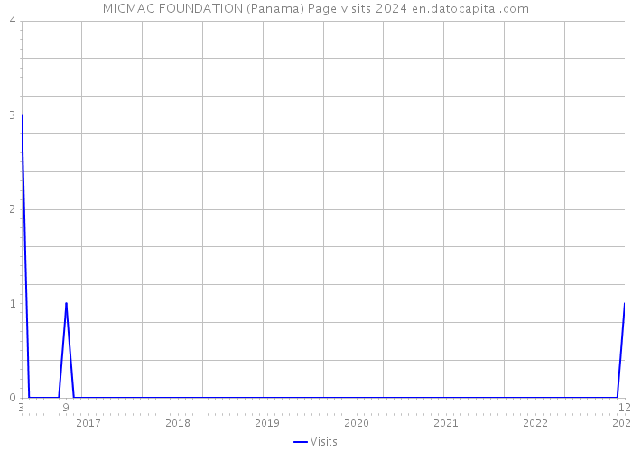 MICMAC FOUNDATION (Panama) Page visits 2024 