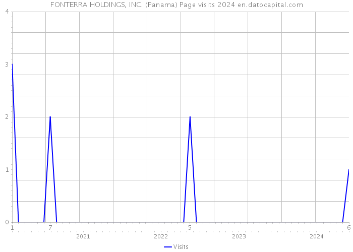 FONTERRA HOLDINGS, INC. (Panama) Page visits 2024 