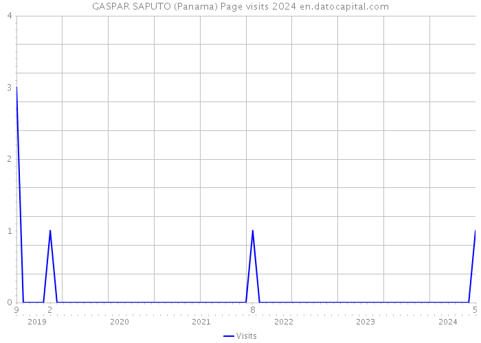 GASPAR SAPUTO (Panama) Page visits 2024 