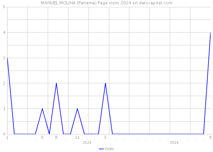 MANUEL MOLINA (Panama) Page visits 2024 