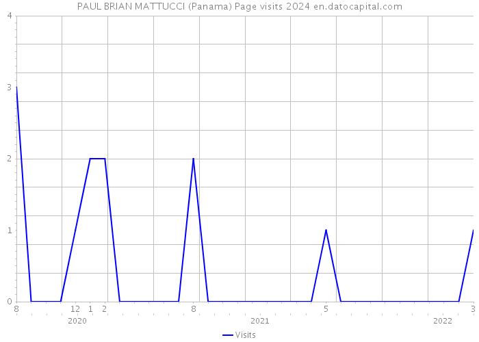 PAUL BRIAN MATTUCCI (Panama) Page visits 2024 