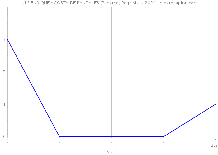 LUIS ENRIQUE ACOSTA DE PANDALES (Panama) Page visits 2024 